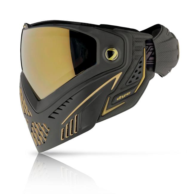 Máscara  Dye  i5 Onyx Black/Gold 2.0  Lente Térmica  *Solo disponible en la opción prepago. Envió Gratis 2/4 Dias.*